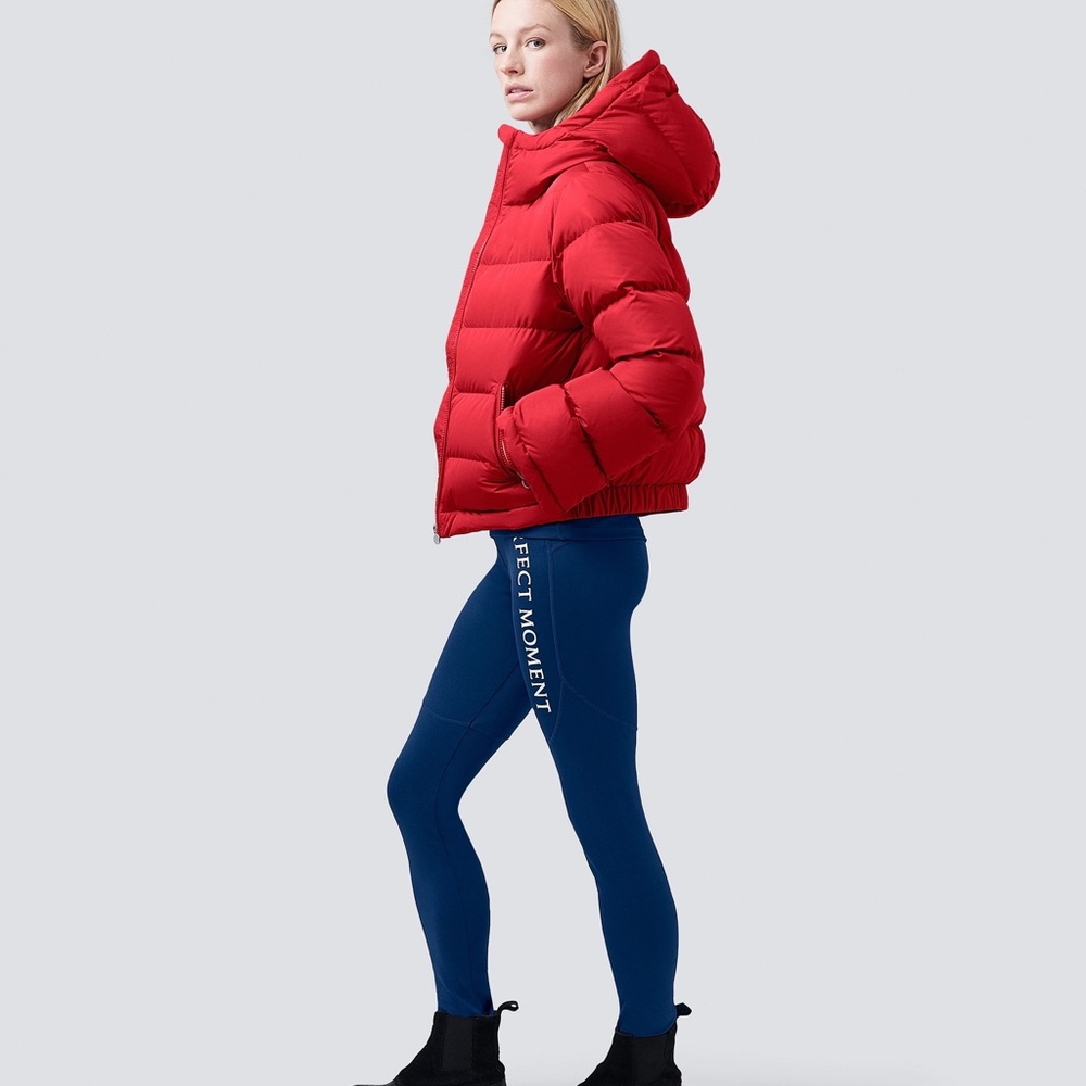PERFECT MOMENT 'POLAR FLARE' RED GOOSE DOWN JACKET - SIZE LARGE - MSRP $695 BNWT - Picture 4 of 4